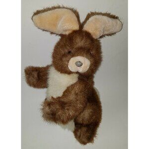 Fine Toy Brown Bunny Rabbit Plush 15" Stuffed Animal Toy Easter AS IS